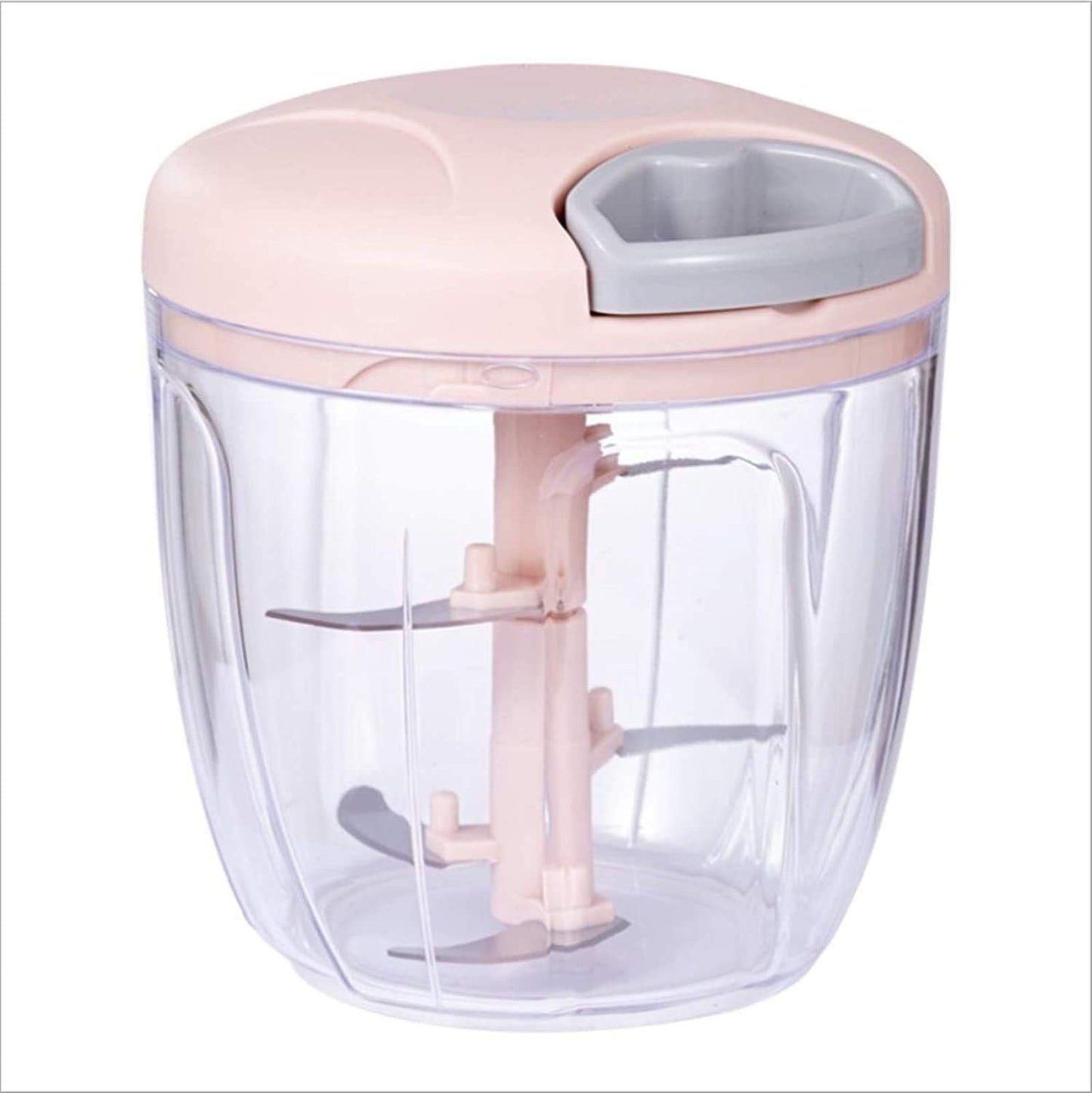 Manual Garlic Chopper Hand-Powered Food Chopper Mini Pull String Design Food Processor, Mincer,Garlic Press Mincer