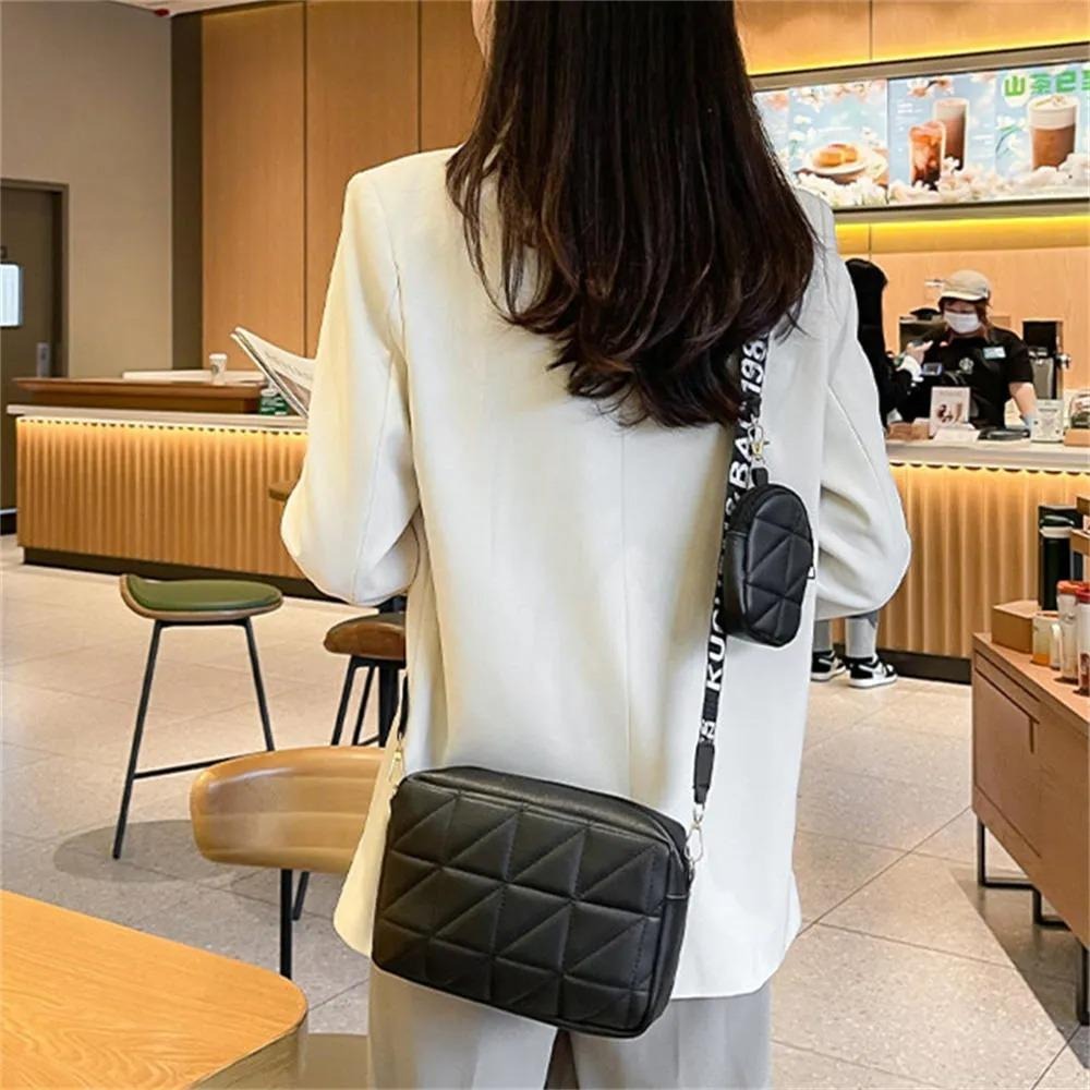 Girl's White PU Leather Embroidered Crossbody Bag, C-AR-5 White